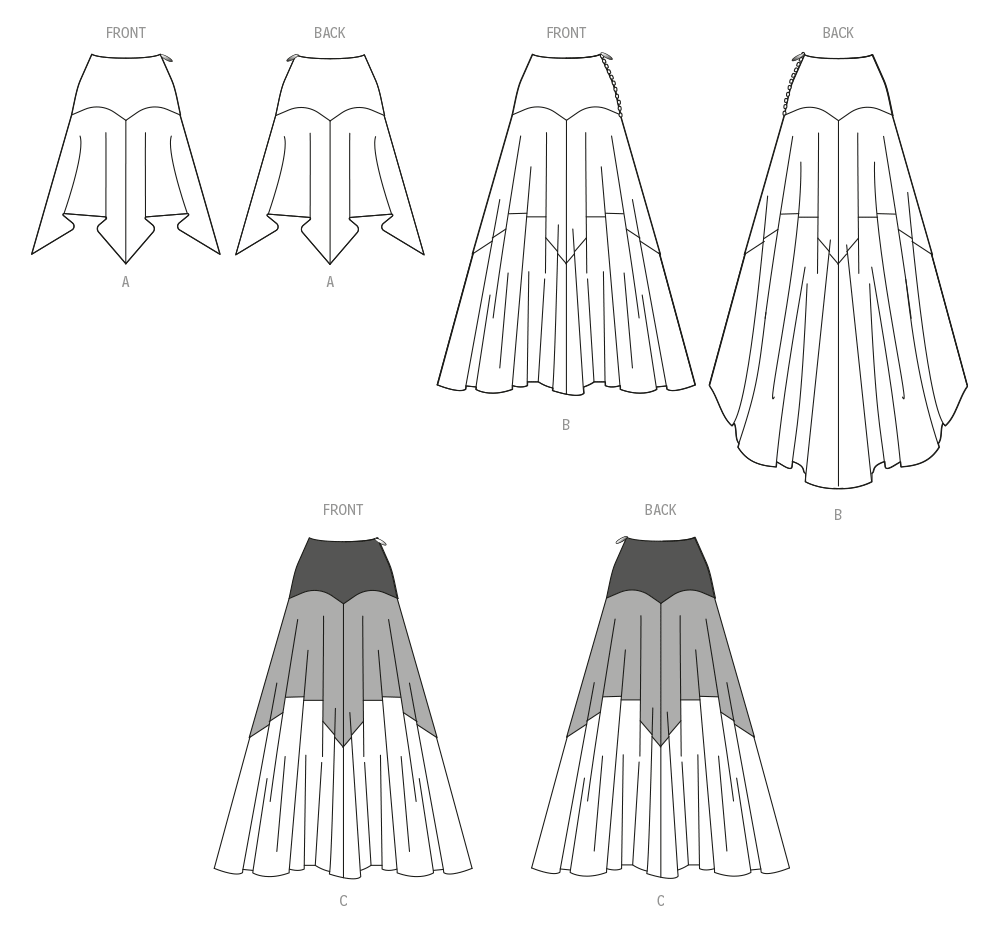 McCall's Pattern M8453 Misses' Skirt/Pants