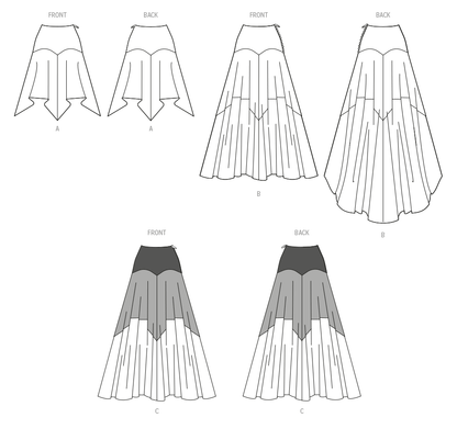 McCall's Pattern M8453 Misses' Skirt/Pants