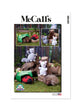 McCall's Pattern M8469 Plush Animals With Leaf and Tree Houses