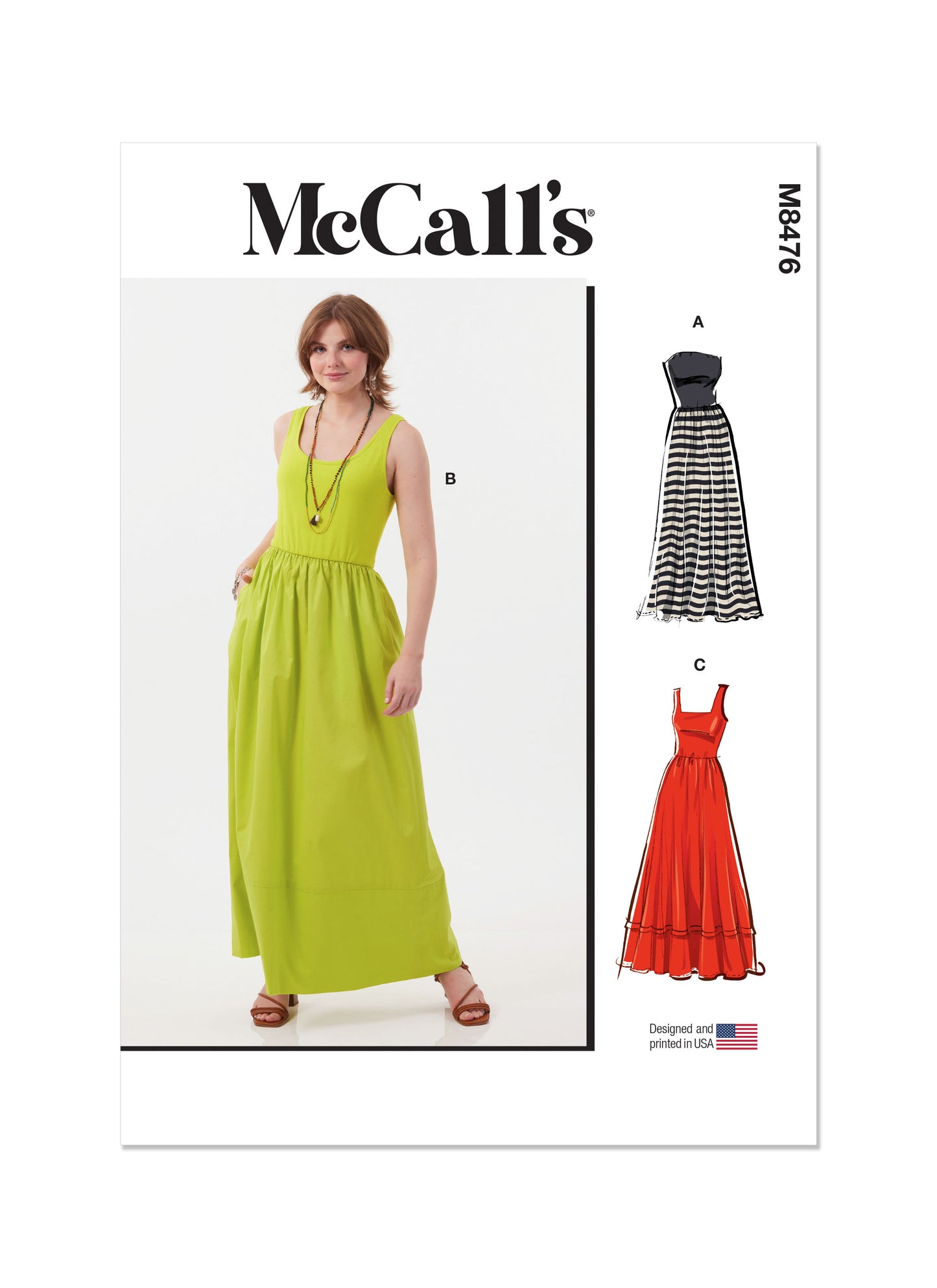 McCall's Pattern M8476 Misses' Dress