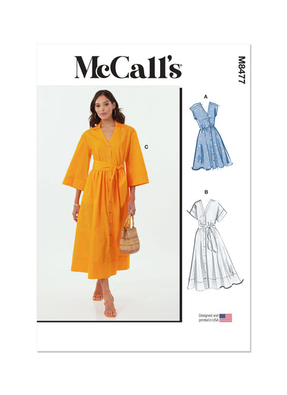 McÇall's Pattern M8477 Misses' Dress