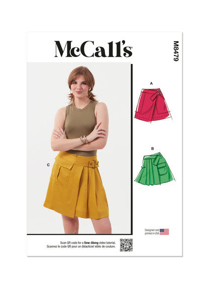 McCall's Pattern M8479 Misses' Skirt Pants