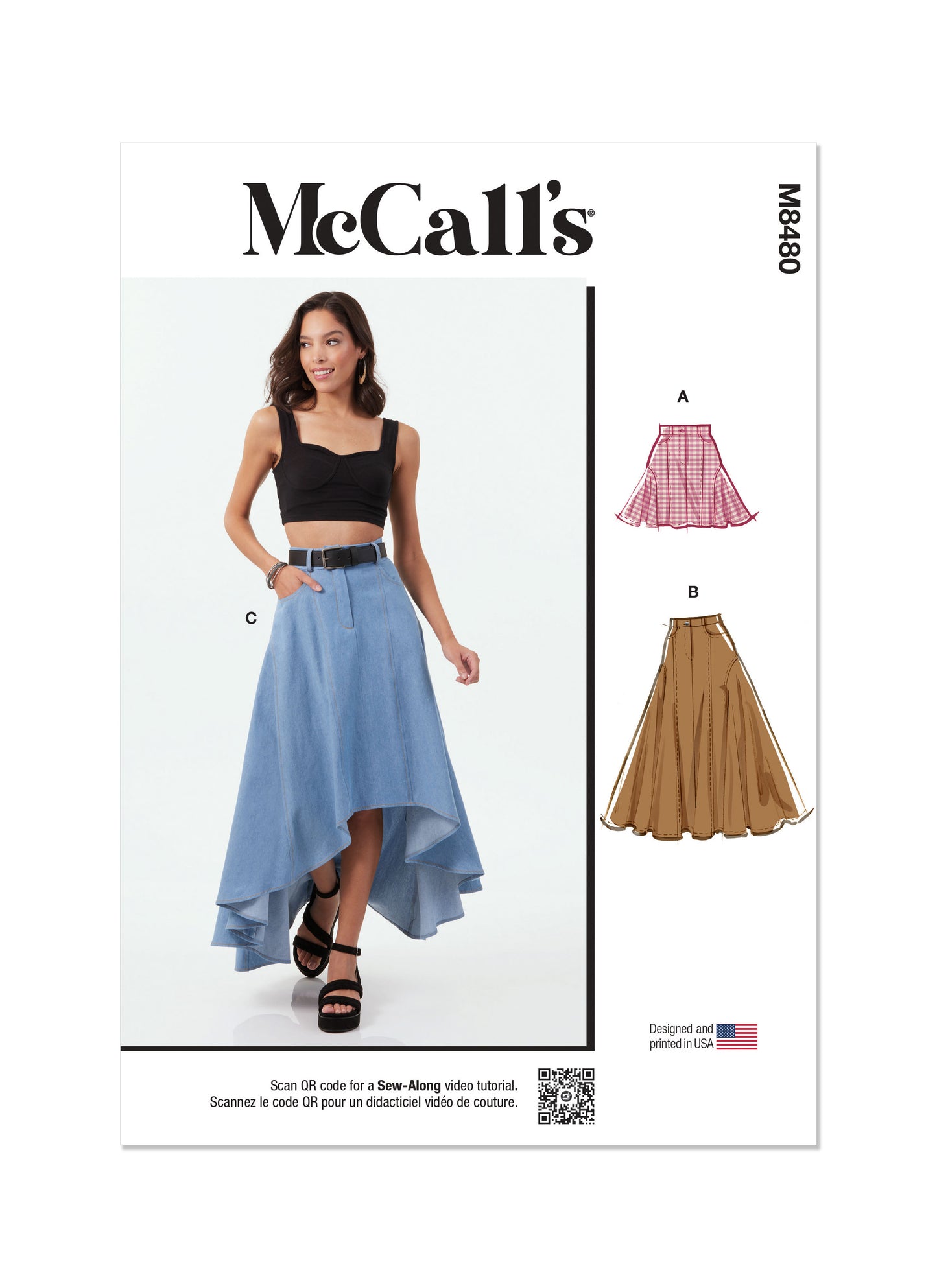 McÇall's Pattern M8480 Misses' Skirt Pants