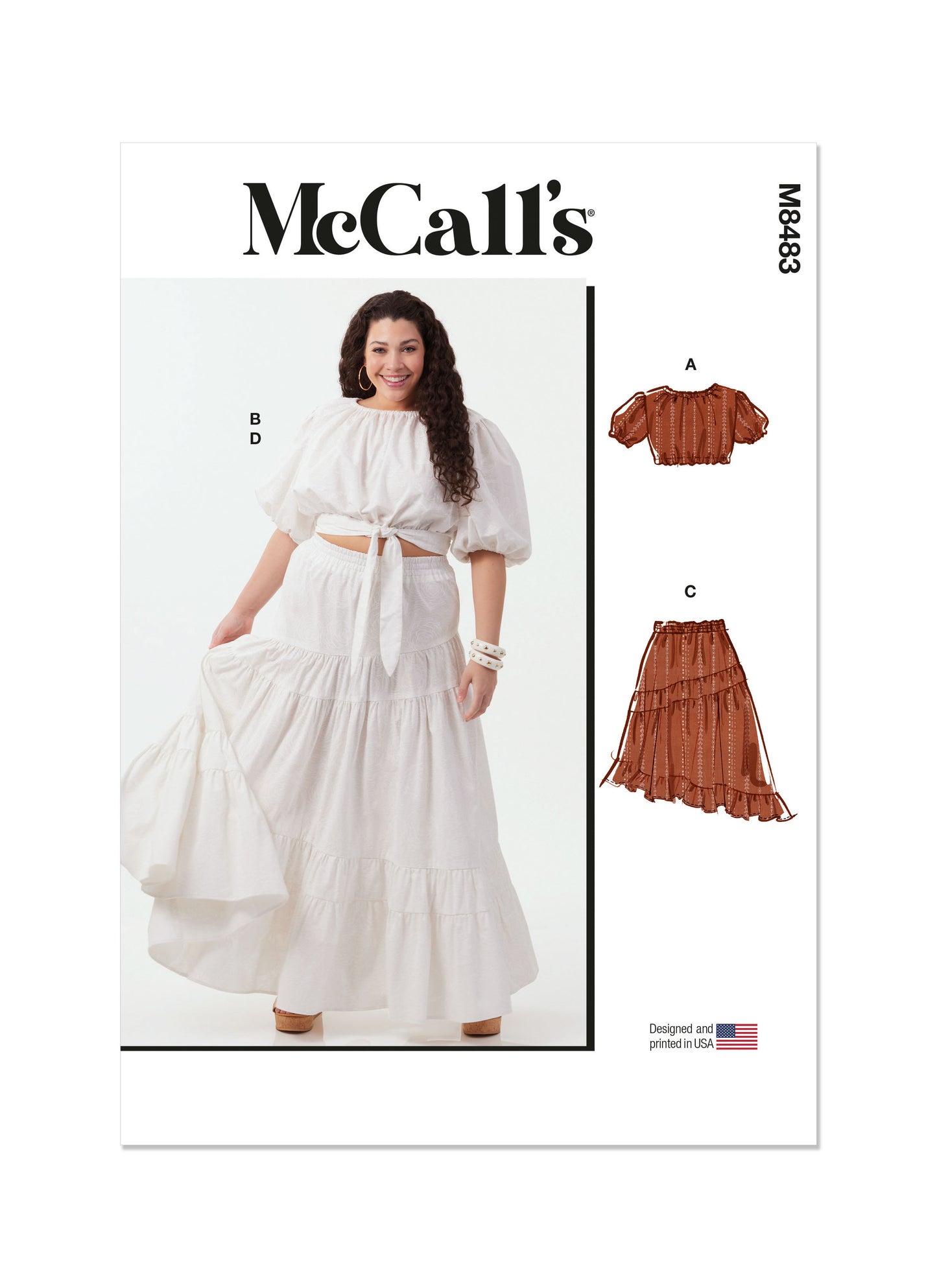 McÇall's Pattern M8483 Women's Tops and Skirts