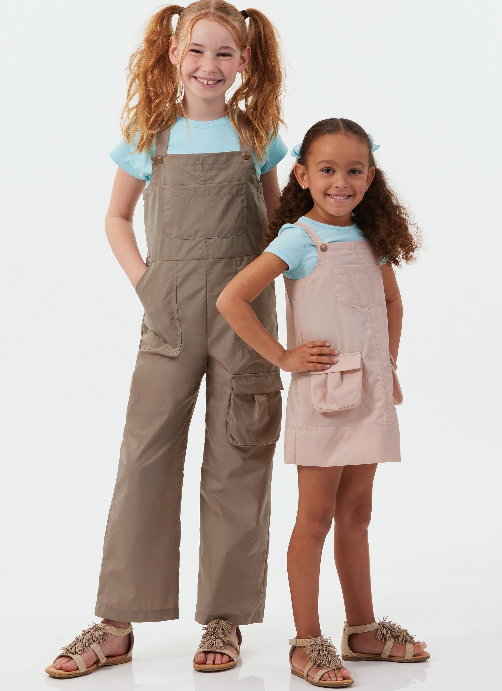 McÇall's Pattern M8489 Children's and Girls' Pinafore and Overalls