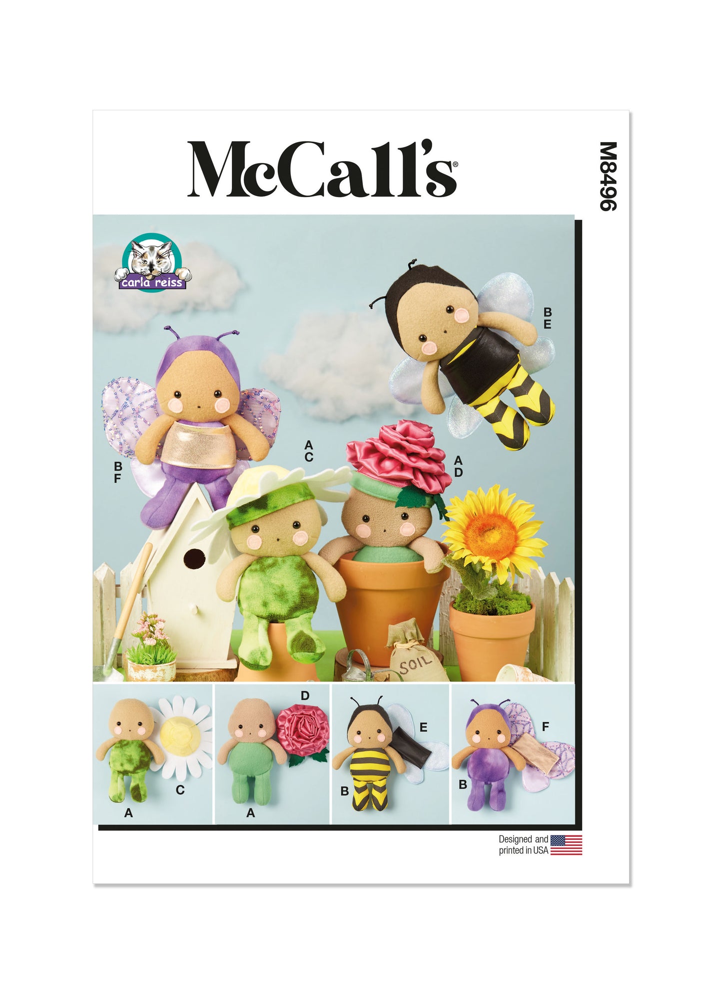 McCall's Pattern M8496 Stuffed Craft