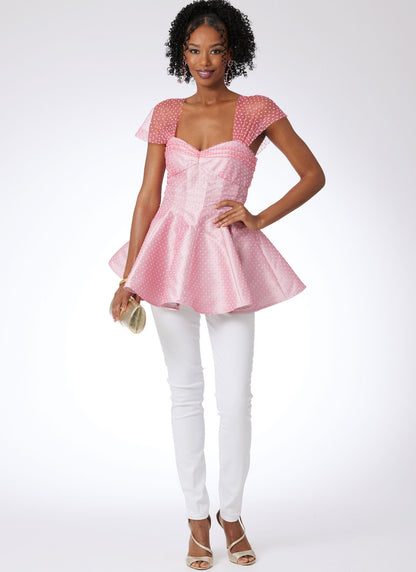 Mccall's Sewing Pattern M8509 Misses' Tops