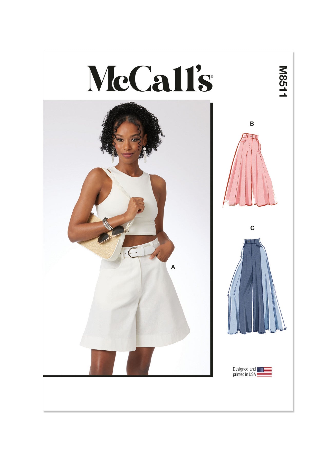 Mccall's Pattern M8511 Misses' Shorts and Pants