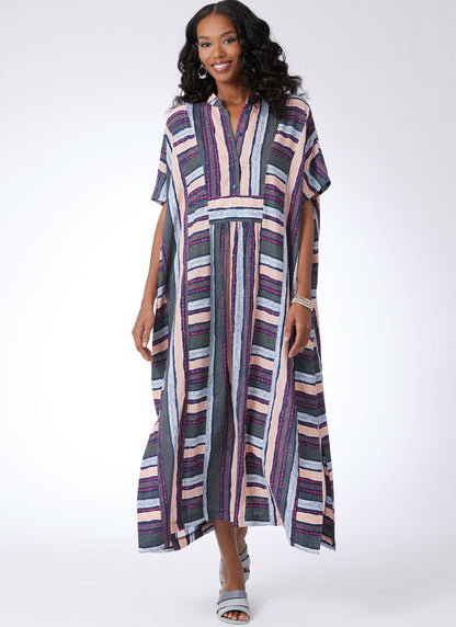 Mccall's Pattern M8516 Misses' Caftan in Two Lengths