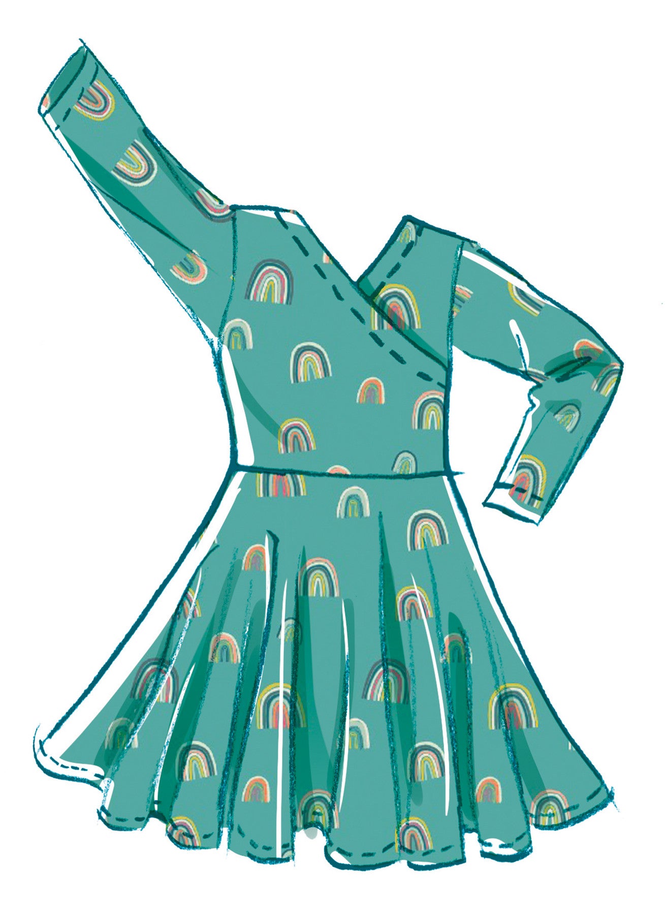 McCall's Sewing Pattern Children's and Girls' Knit Dresses