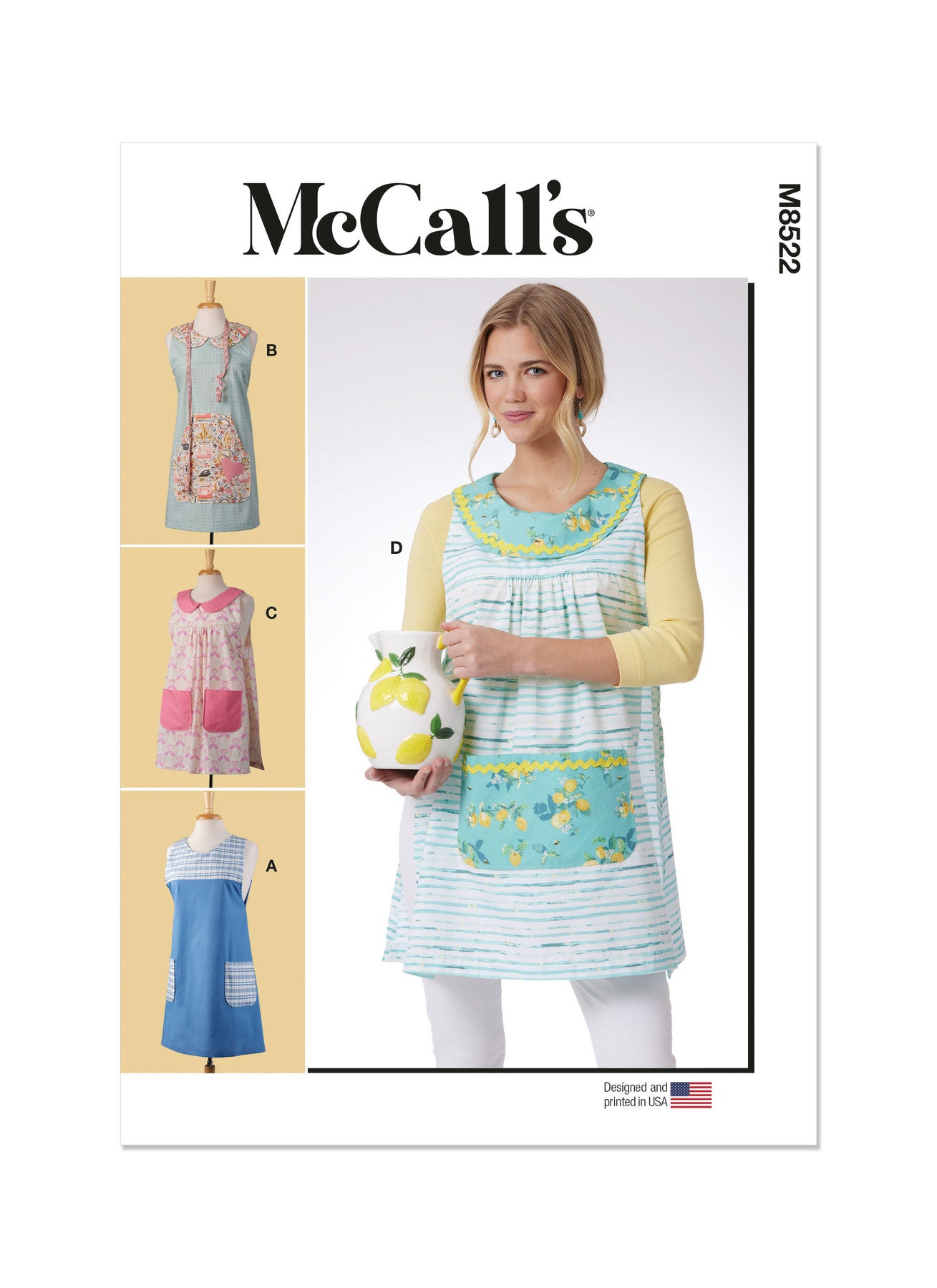 Mccall's Pattern M8522 Misses' Cobbler Aprons