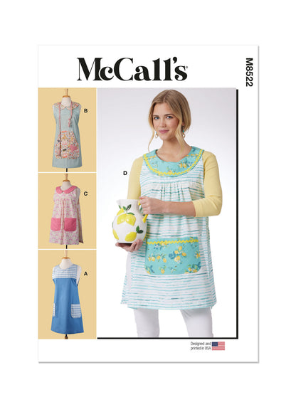 Mccall's Pattern M8522 Misses' Cobbler Aprons