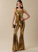 McCall's Pattern M8534 Misses' Knit Jumpsuits