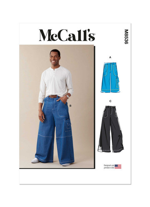 McCall's Pattern M8536 Men's Shorts and Pants