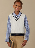 McCall's Pattern M8537 Children’s and Boys’ Vests, Top and Shirt