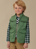 McCall's Pattern M8537 Children’s and Boys’ Vests, Top and Shirt