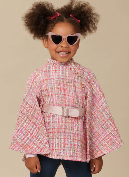 McCall's Pattern M8538 Children's and Girls' Capes