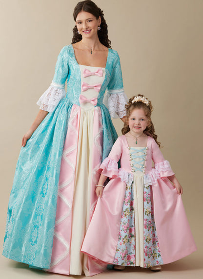 McCall's Pattern M8549 Children's and Misses' Princess Costume