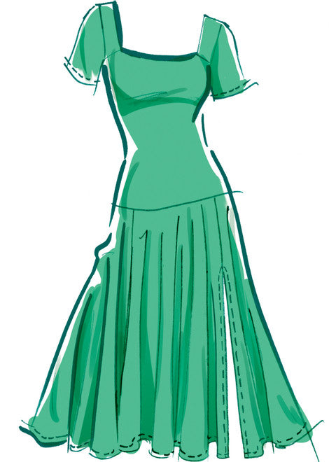 McCall's Pattern M8551 Misses' and Miss Petite Knit Dresses