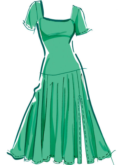 McCall's Pattern M8551 Misses' and Miss Petite Knit Dresses
