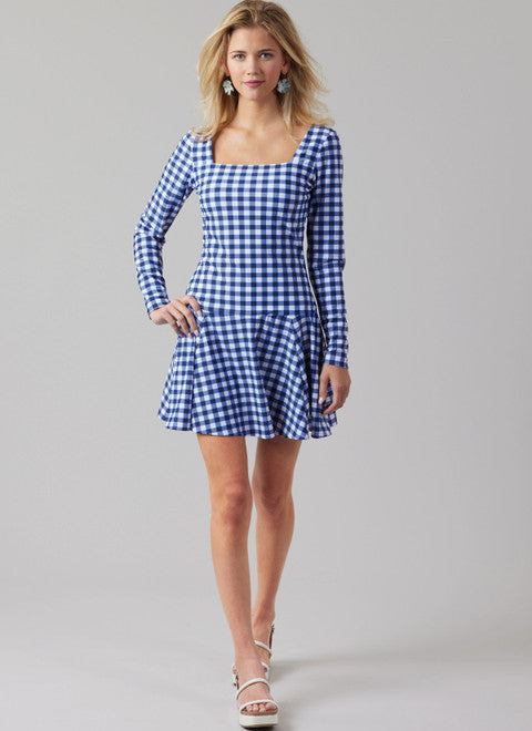 McCall's Pattern M8551 Misses' and Miss Petite Knit Dresses