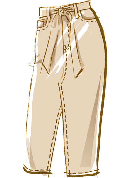 McCall's Pattern M8559 Misses' and Women's Skirt in Three Lengths and Tie Belt