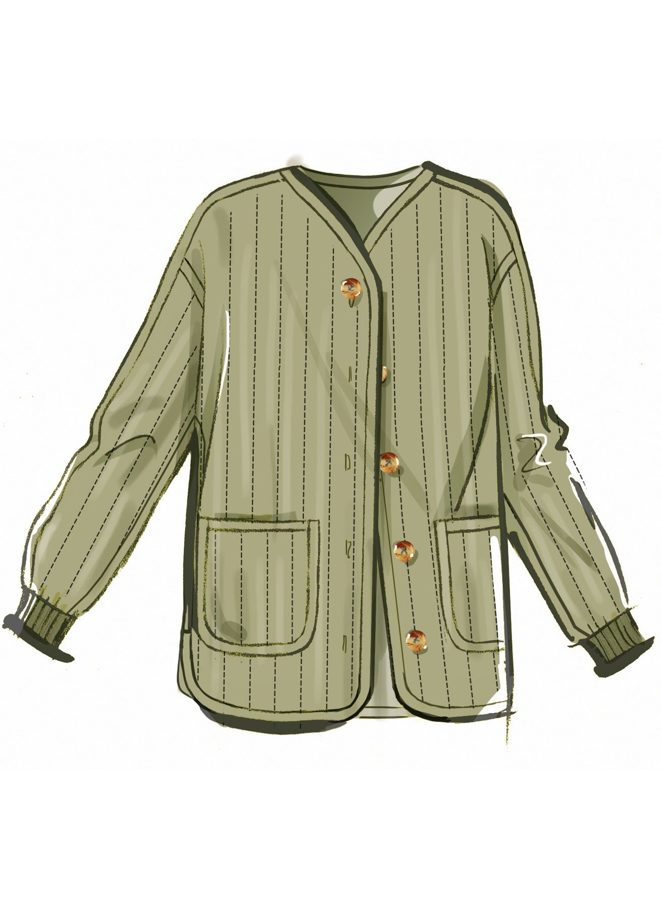 McCall's Pattern M8560 Misses' Jacket with Sleeve and Length Variations