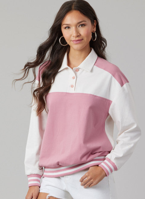 McCall's Pattern M8564 Unisex Knit Pullover Tops