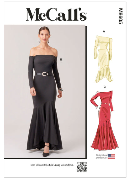 McCall's Pattern M8605 Misses' Dress