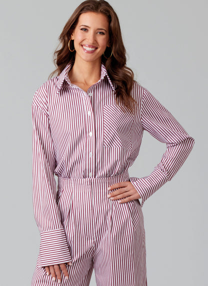 McCall's Pattern M8611 Misses' and Women's Shirt, Shorts and Pants