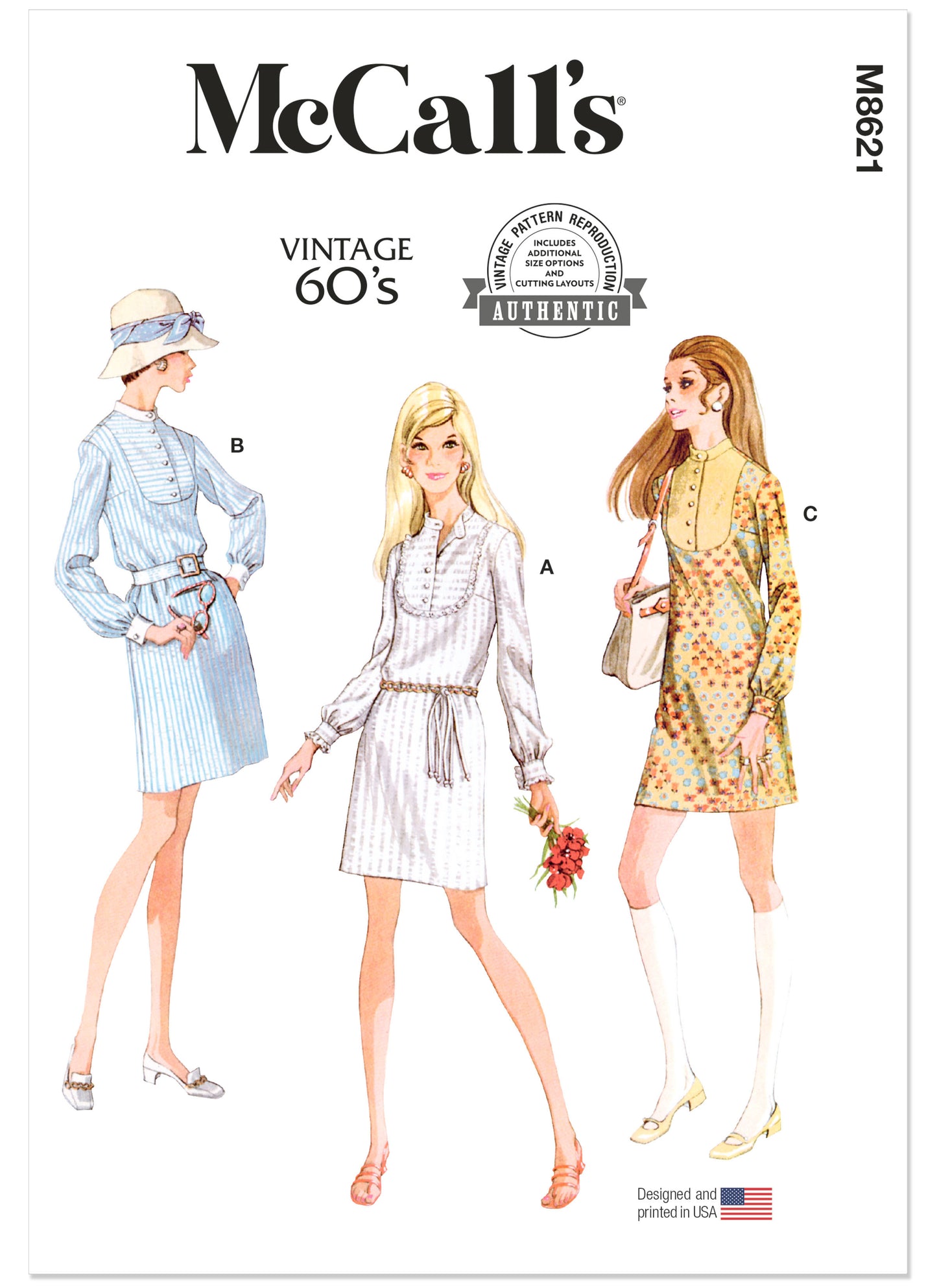McCall's Pattern M8621 Misses' Dress