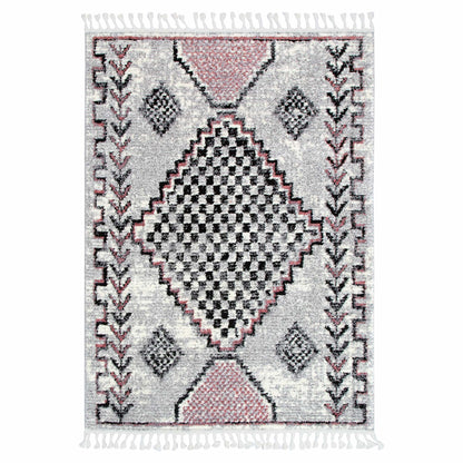 Mario Tocapus Blush Geometric Rug