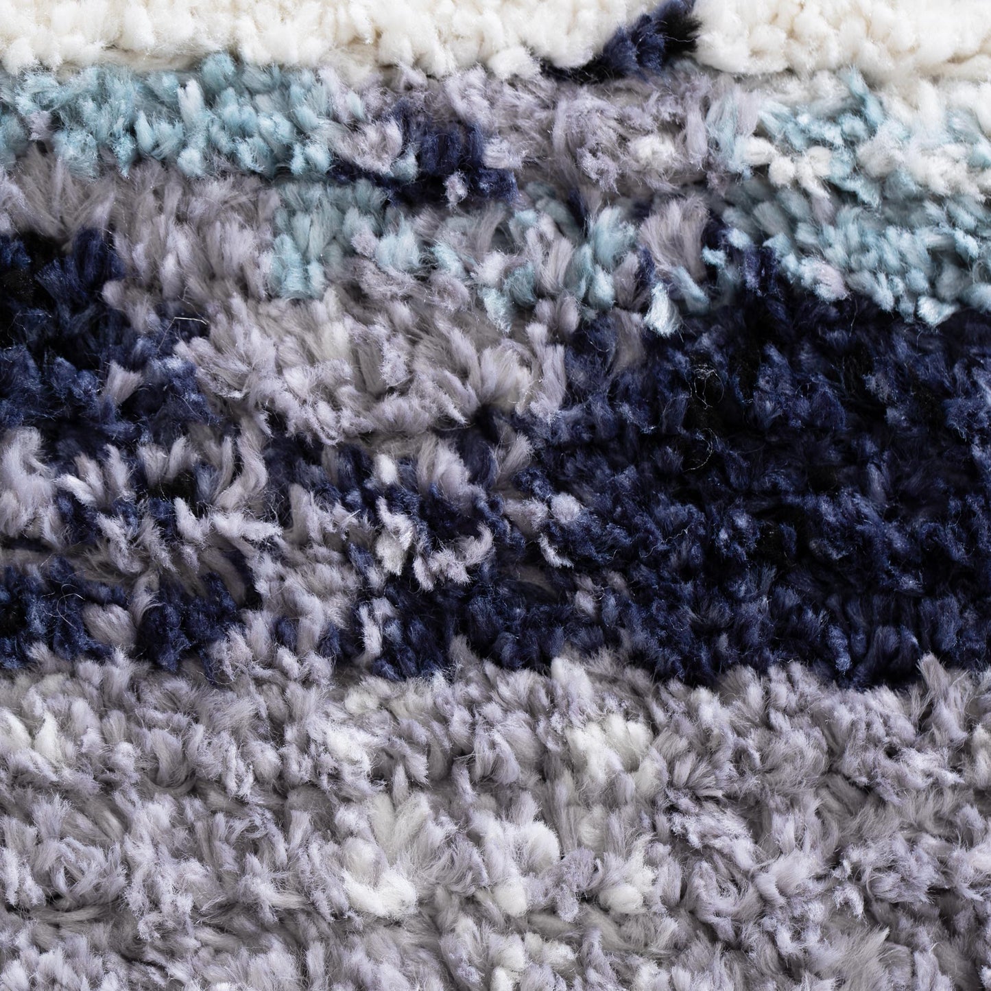 Mario Horizon Blue Abstract Rug