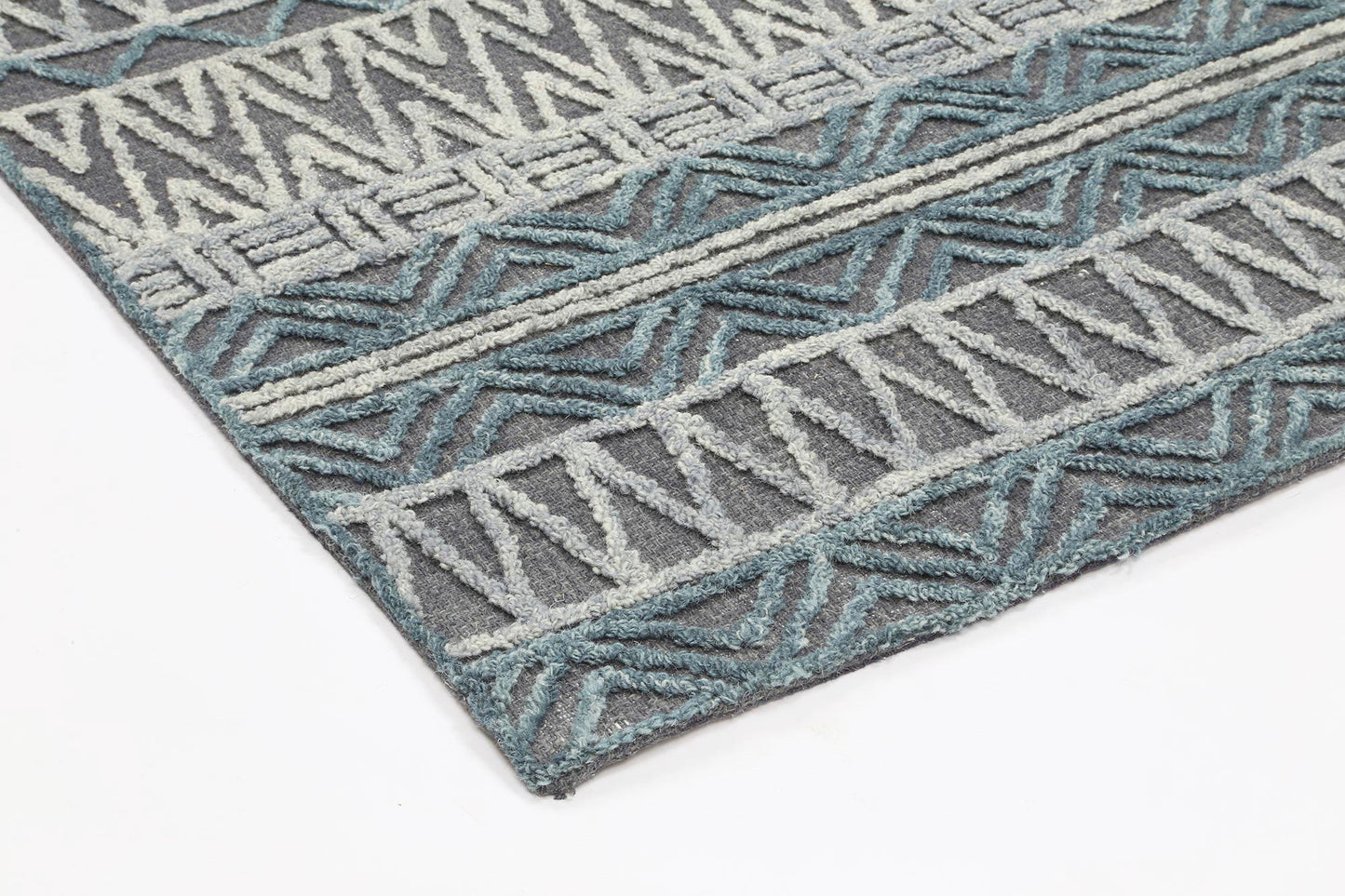 Marbella Cazorla Charcoal Contemporary Rug