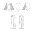 KnowMe Pattern Me2043 Misses Bodysuits and Pants