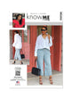 Know Me Pattern Me2052 Misses' Shirt and Pants
