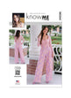 Know Me Pattern Me2053 Misses' Pants and Knit Top
