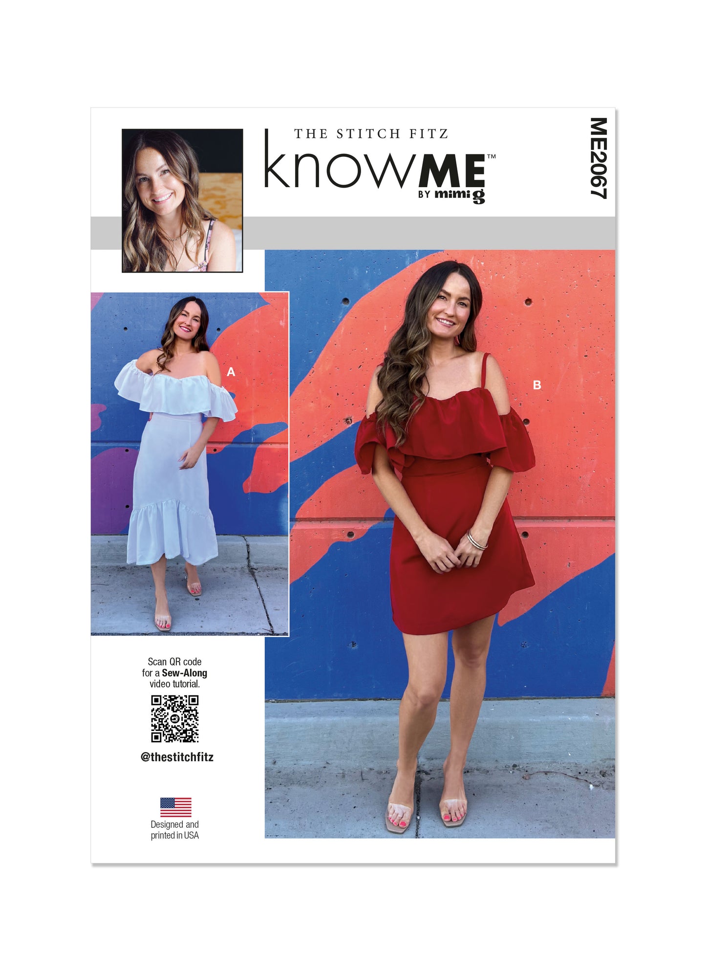 Know Me Pattern Me2067 Misses' Dress