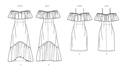 Know Me Pattern Me2067 Misses' Dress