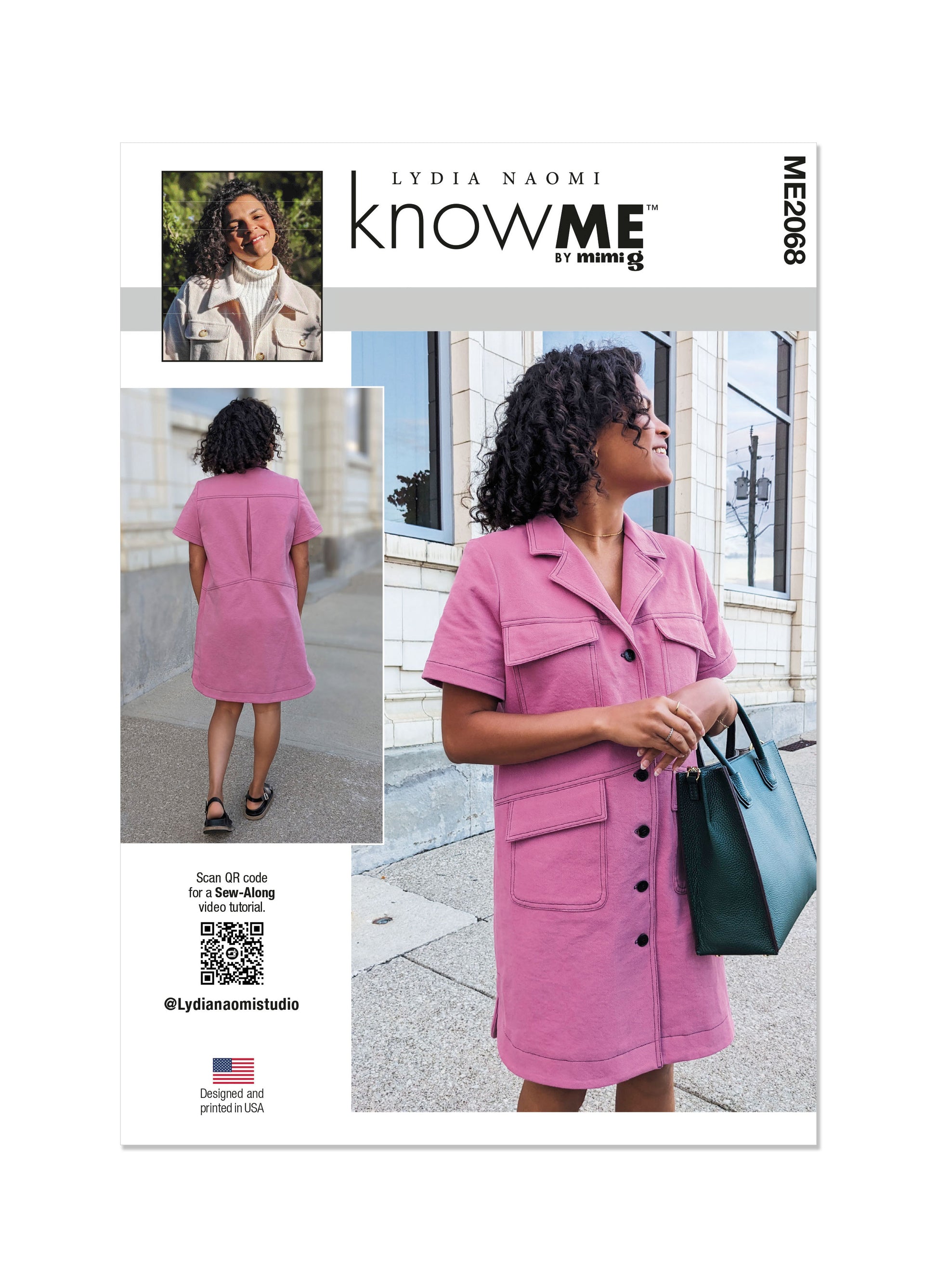 Know Me Pattern Me2068 Misses' Dress