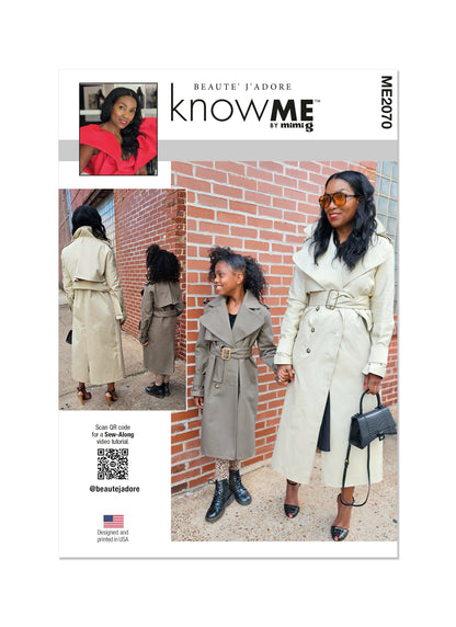 Know Me Pattern Me2070 Child Jacket/Coat