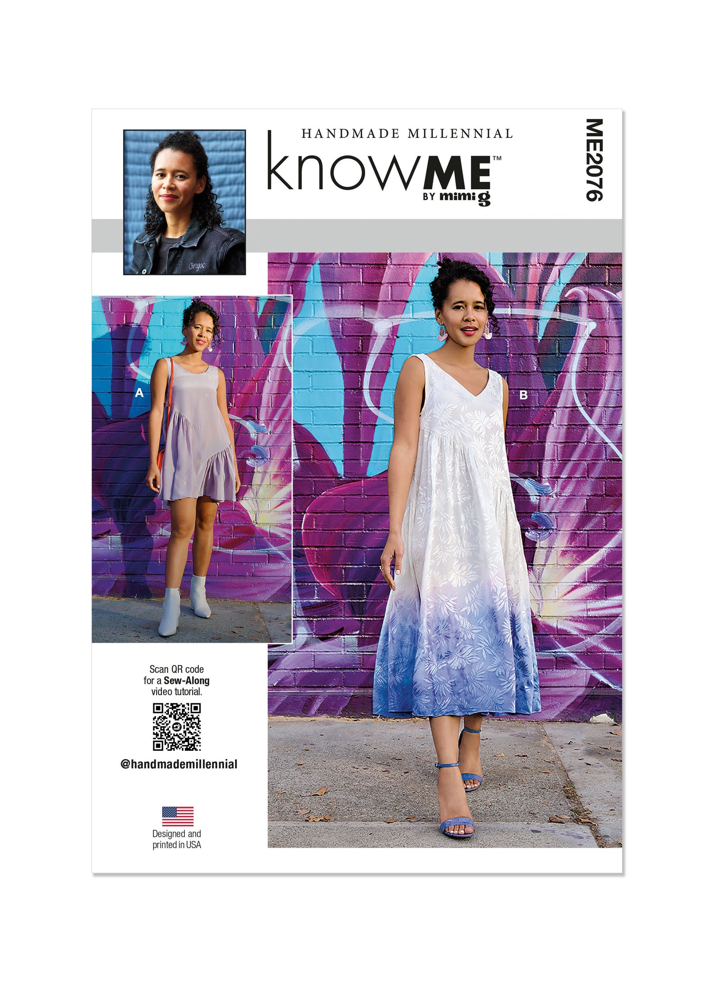 Know Me Pattern Me2076 Misses' Dress