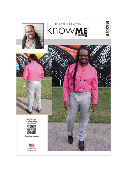 Know Me Pattern Me2079 Men's Shirt and Pants