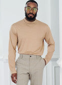 KnowMe Pattern Me2105 Men's Knit Turtleneck and Cardigan