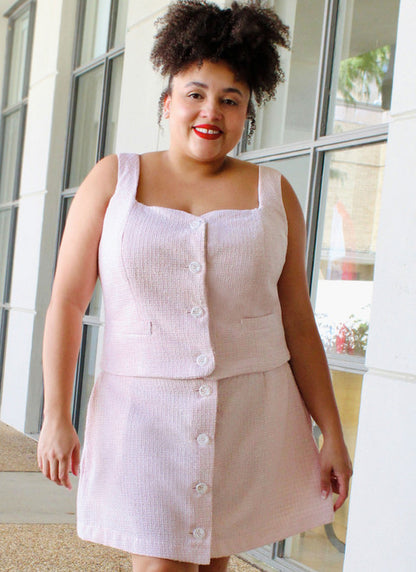 McCall's Pattern ME2107 Misses' and Miss Petite Top and Skirt in Two Lengths