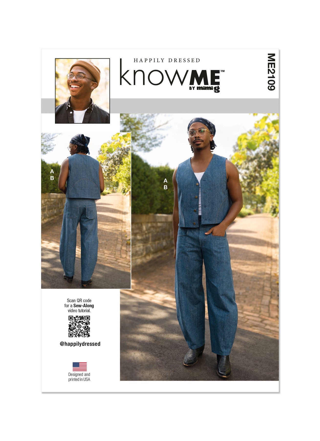 McCall's Pattern ME2109 Men's Vest and Pants