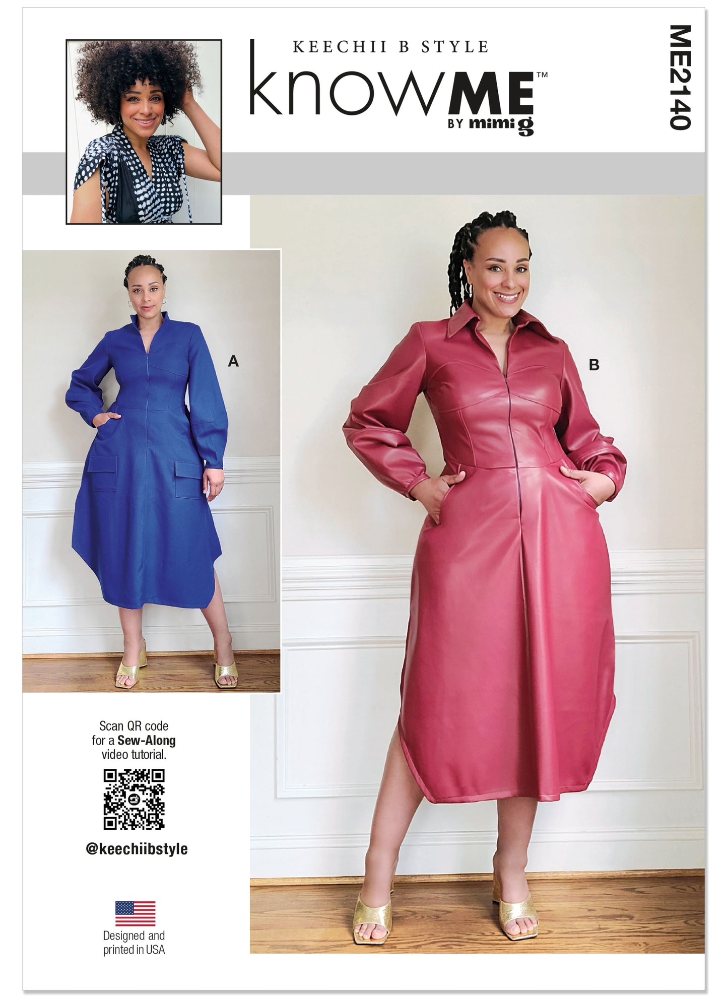 KnowMe Pattern Me2140 Misses' Dress