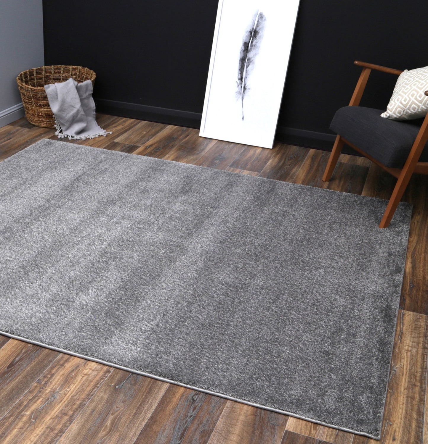 Montana Grey Plush Rug