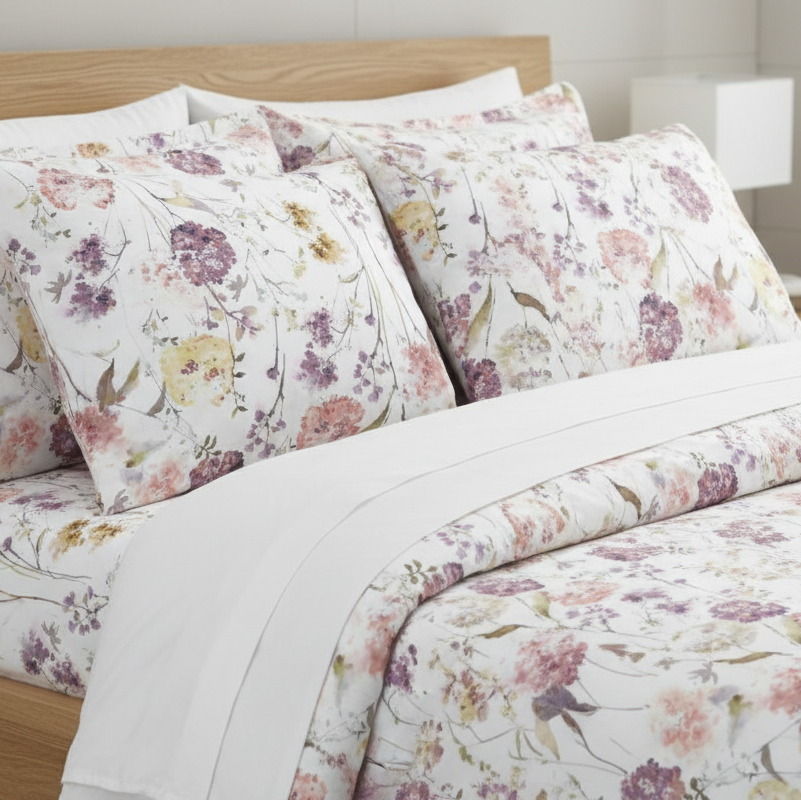 Cambridge House Flannelette Sheet Set, Marisa Garden