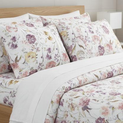 Cambridge House Flannelette Sheet Set, Marisa Garden